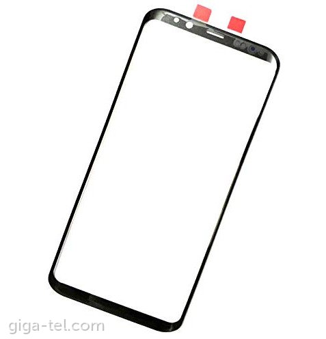 Samsung S8+ service glass for LCD black