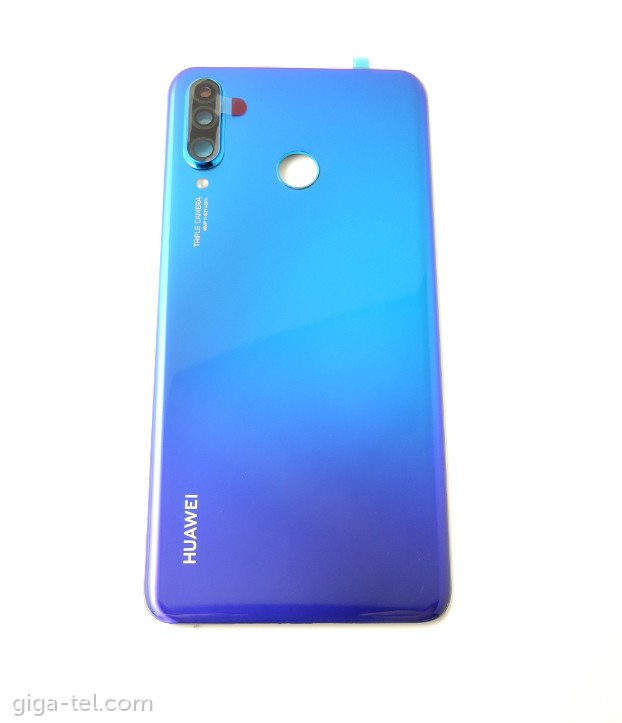 Huawei P30 Lite battery cover aurora blue