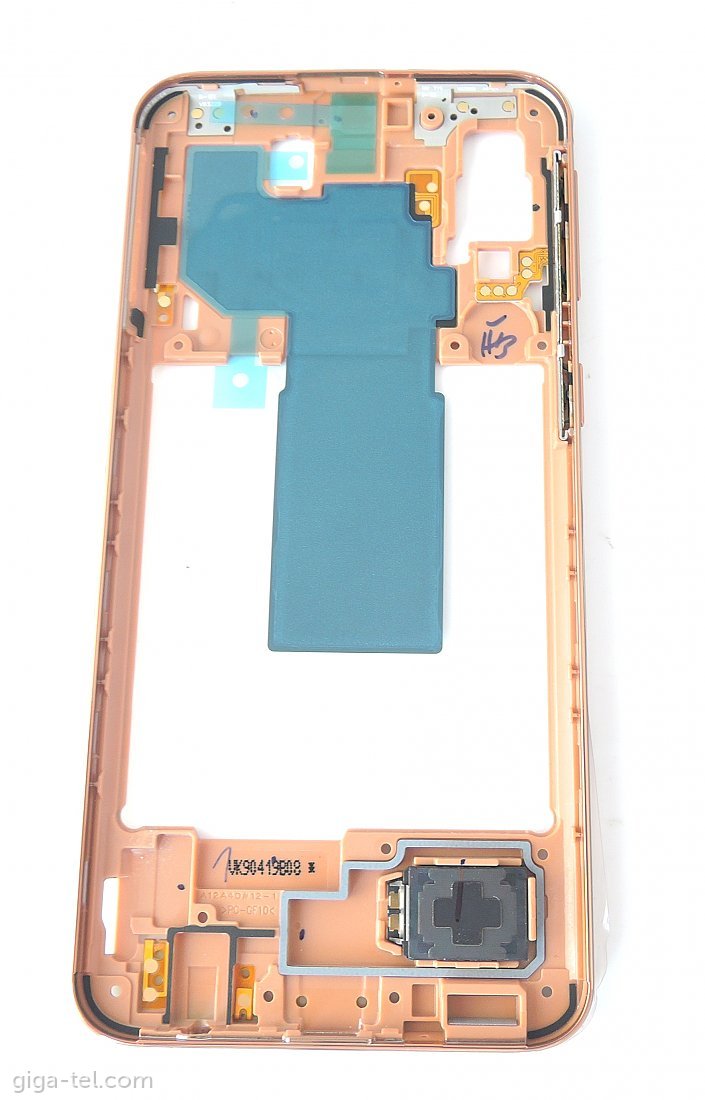Samsung A405F middle cover orange