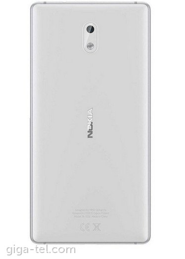 Nokia 3 battery cover white