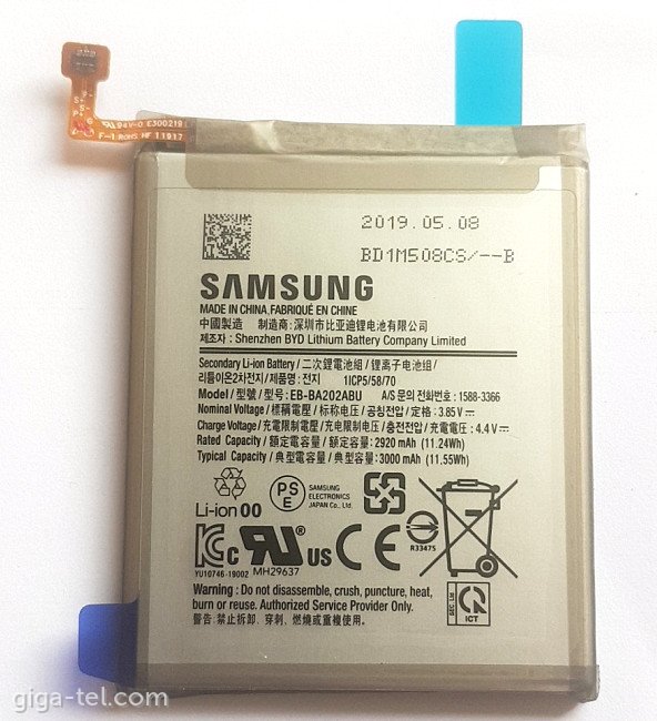 Samsung EB-BA202ABU battery