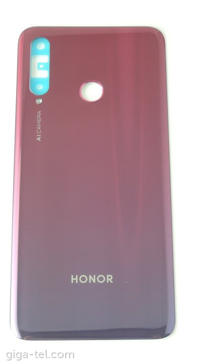 Honor 20 Lite battery cover purple