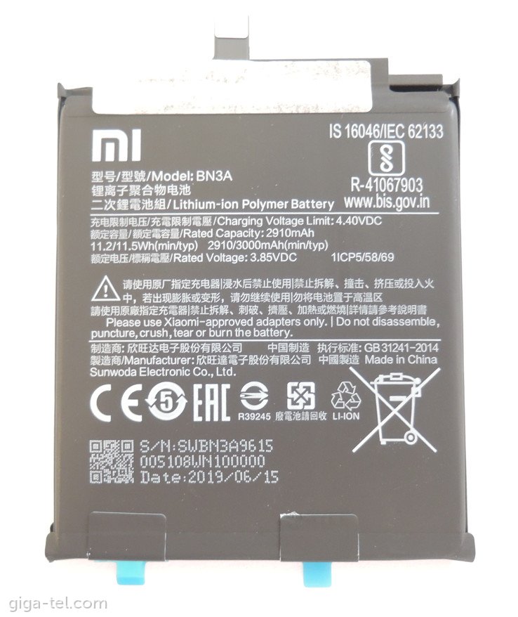 Xiaomi BN3A battery