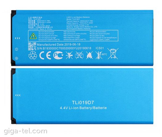 Alcatel TLi019D7 battery