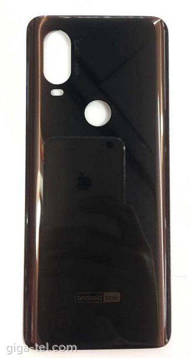 Motorola One Vision battery cover bronze / brown