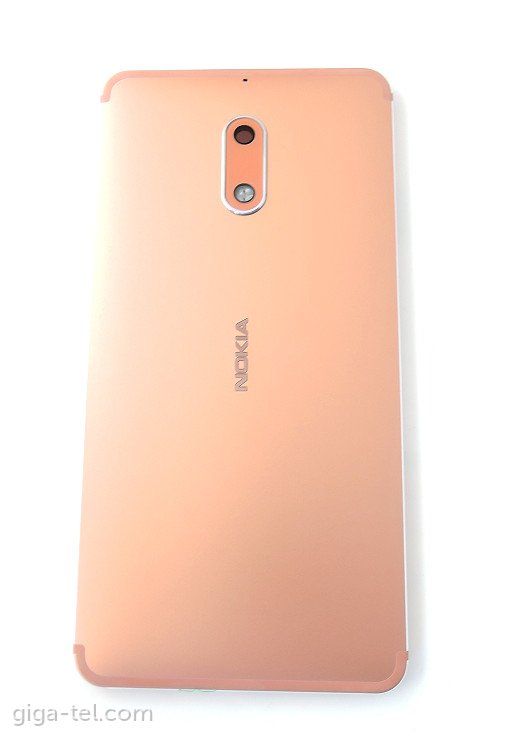 Nokia 6 battery cover copper
