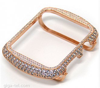 Crystal diamond case bezel cover / hand made