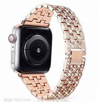 Apple Watch crystal diamond strap 38/40mm rose