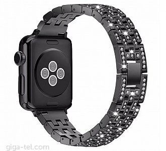 Apple Watch crystal diamond strap 42/44mm black