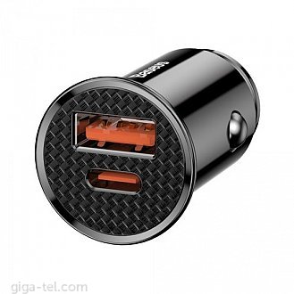 Baseus PPS 30W car charger black