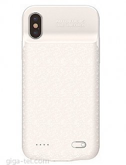 Baseus power bank case 3500mAh / iPhone X,XS white