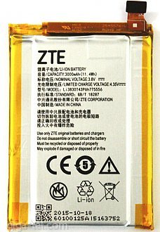 3000mAh - Li3830t43p6h775556 / ZTE Axon 2015, Axon Pro, Axon Lux