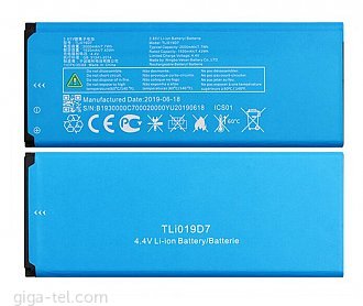 2000mAh - Alcatel 1 (5033D) - with Alcatel logo !