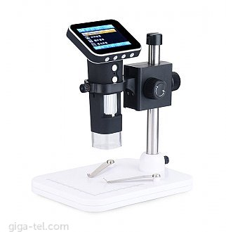 500x 0.2MP USB Digital Electronic Microscope DM1 3.5&quot;LCD Display Microscope with 8 LED Stand for PCB Motherboard Repairing