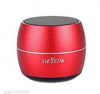 Excelent mini speaker - play time 3-4h, Bluetooth V4.2, 50mmx33mm, weight 70g,loudspeaker output 3W, battery 400mAh, micro USB charging / possible connect 2pcs as pair