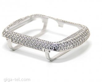 Apple Watch crystal diamond frame 38mm silver