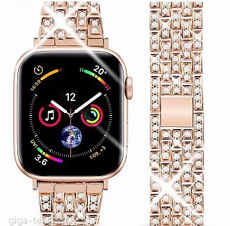 Apple Watch crystal diamond strap 38/40mm rose