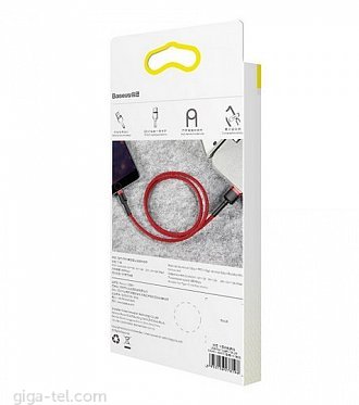 Baseus cafule data cable Type-C / 2m red