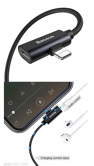 Baseus Entertaining lightning data cable black