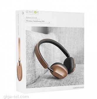 Baseus Encok wireless headphone gold