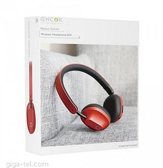 Baseus Encok wireless headphone red