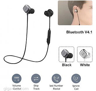 QCY M1 PRO magnetic bluetooth earphones black