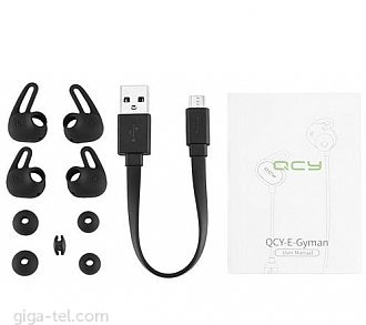 QCY E2 Bluetooth earphones black