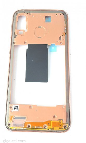 Samsung A405F middle cover orange