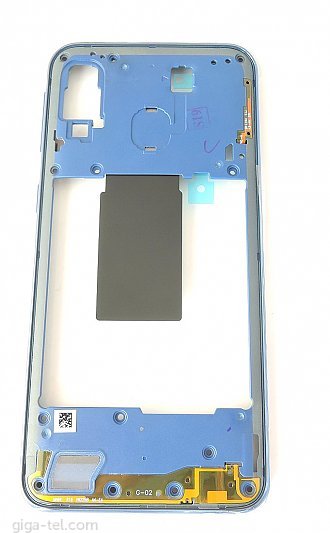 Samsung A405F middle cover blue