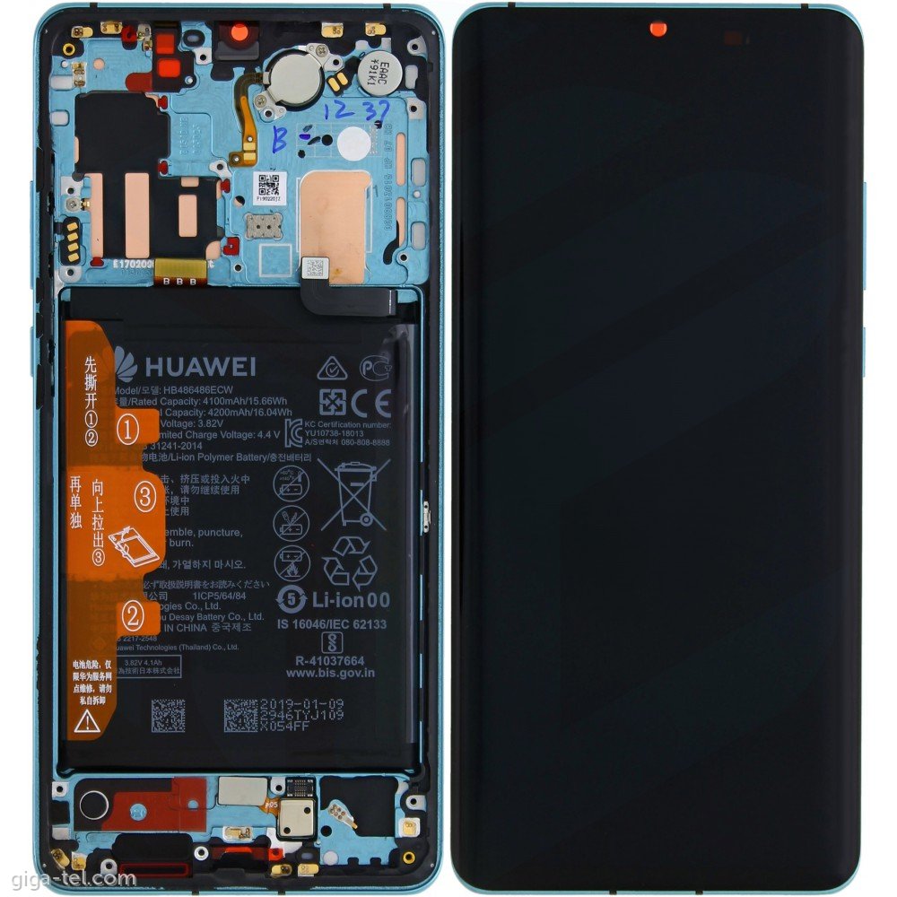 Huawei P30 Pro full LCD aurora blue