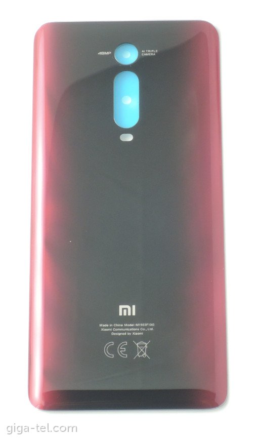 Xiaomi Mi 9T battery cover red