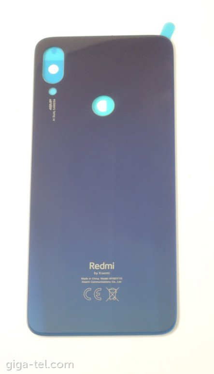 Xiaomi Redmi Note 7 battery cover blue