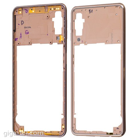 Samsung A750F middle cover gold