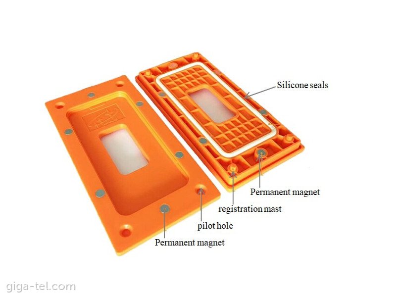 iPhone X,XS magnetic laminating mould SET 2pcs