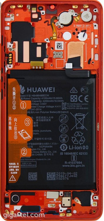 Huawei P30 Pro full LCD+battery red