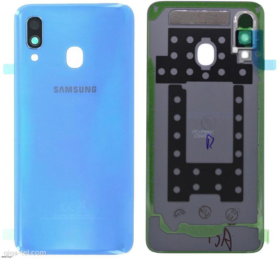 Samsung A405F battery cover blue