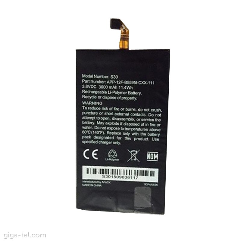 CAT S30 battery