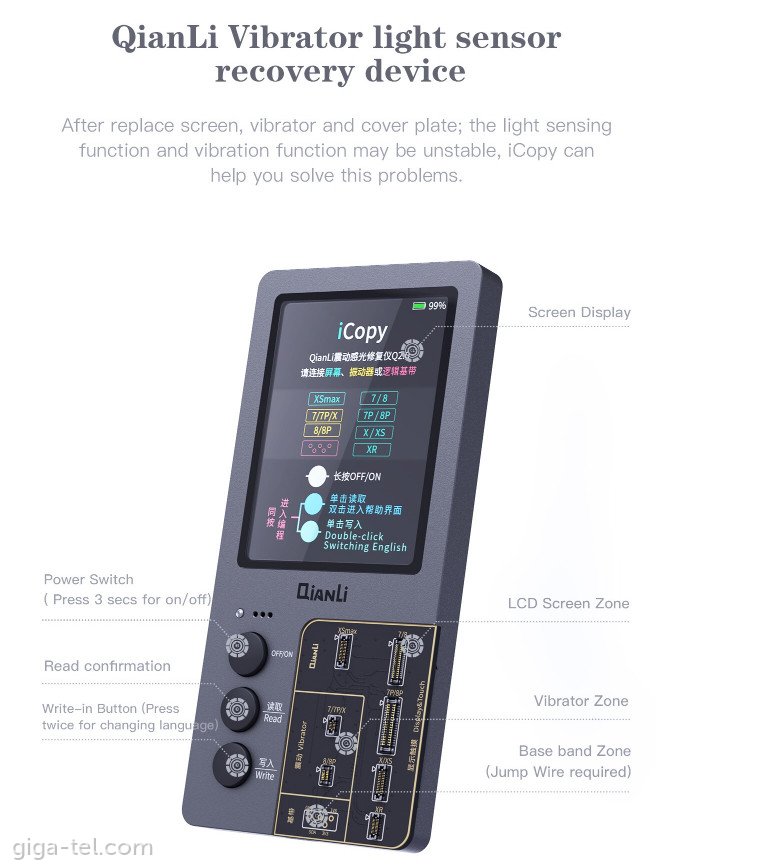 Icopy Plus 2 1 Truetone Box For Lcd And Batteries User Manual At Section Download