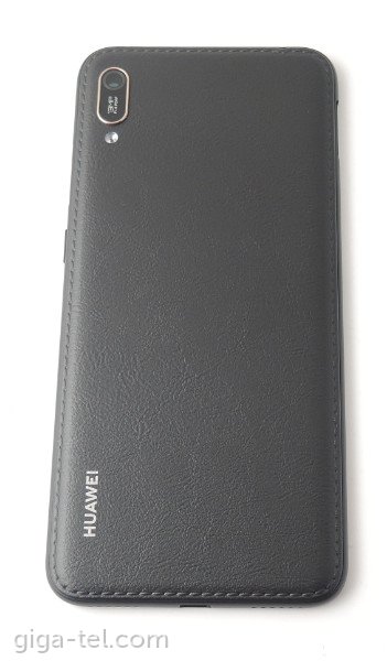 Huawei Y6 2019 battery cover black leather