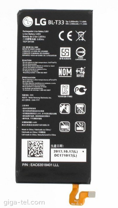 LG BL-T33 battery