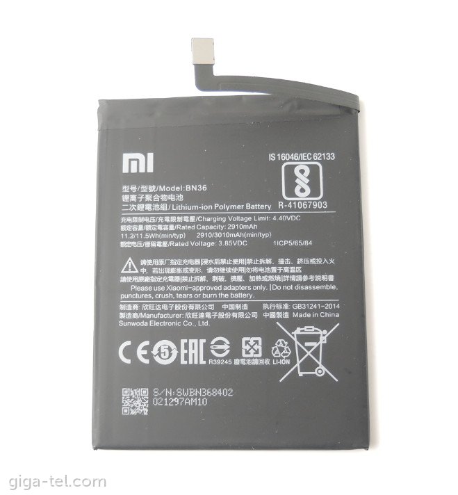 Xiaomi BN36 battery OEM