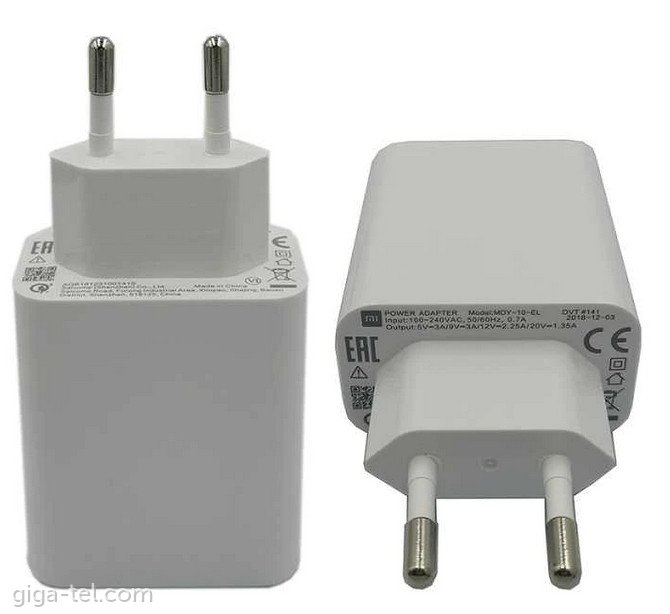 Xiaomi MDY-10EL / QC 4.0 27W charger white