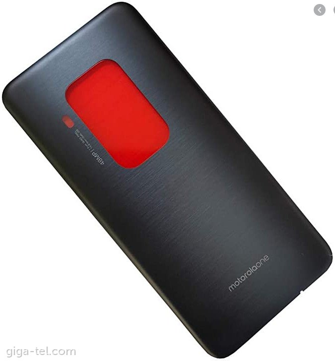 Motorola One Zoom battery cover black