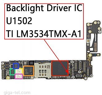 iPhone 6/6+ IC backlight U1502