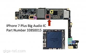 iPhone 7,7+,SE,6S,6S Plus big audio U3101 IC chip