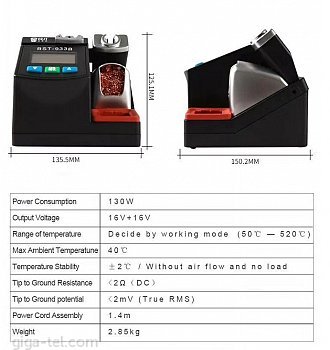 Profi Soldering station BST-933B