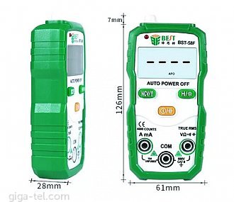 Autoranging digital multimeter BST-58F