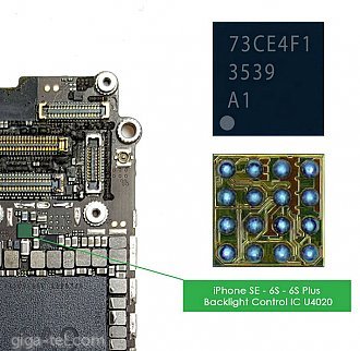 iPhone SE,6S/6S+ IC backlight U4020