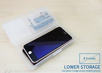 Plastic storage case for repair