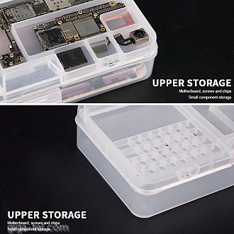 Plastic storage case for repair